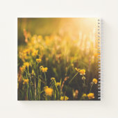 Carnet Coupe de beurre - Coucher du soleil (Dos)