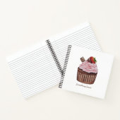 Carnet Coupe De Fraise Cute À L'Aquarelle (Intérieur)