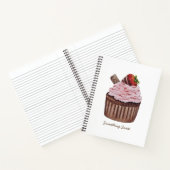 Carnet Coupe De Fraise Cute À L'Aquarelle (Intérieur)