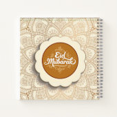 Carnet Coupé Eid Mubarak (Dos)