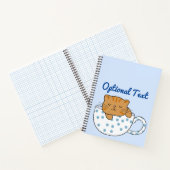 Carnet Coupe Kawaii de fée de chat (Intérieur)