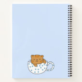 Carnet Coupe Kawaii de fée de chat (Dos)