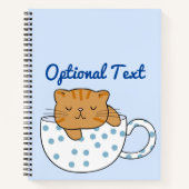 Carnet Coupe Kawaii de fée de chat (Devant)