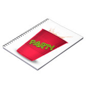 Carnet Coupe Red Party (Côté gauche)