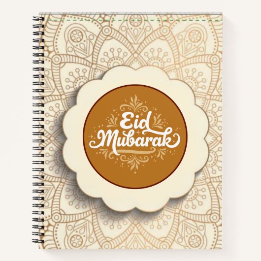 Carnet Couper Eid Moubarak (Devant)