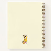 Carnet Couper le chien avec un crayon (Dos)