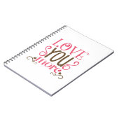 Carnet Couple Cadeau Aimez-Vous Plus (Côté gauche)