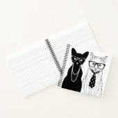 Carnet Couple de chats (Intérieur)