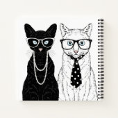 Carnet Couple de chats (Dos)