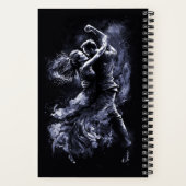 Carnet Couple de danse texte personnalisé (Verso)