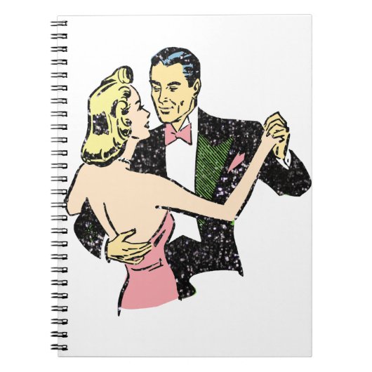 Carnet couple de danses vintages (Devant)