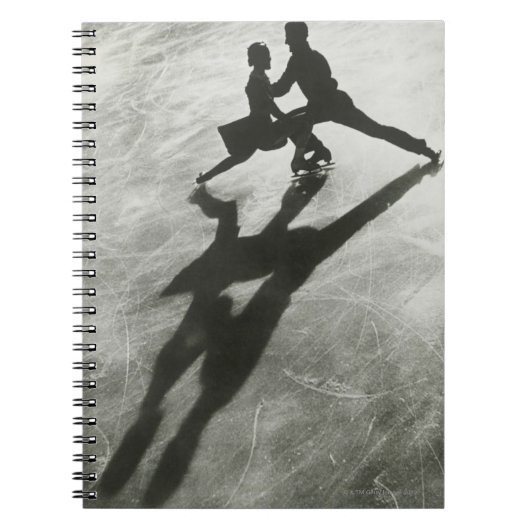 Carnet Couple de patinage sur glace (Devant)