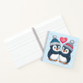 Carnet Couple de pingouin (Intérieur)