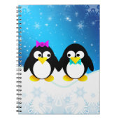 Carnet Couple de pingouin (Devant)
