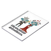 Carnet Couple de singes drôles pour la Saint-Valentin (Côté gauche)