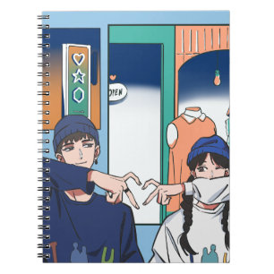 Carnet Couple décontracté Cute City