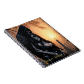 Carnet Couple gothique d'ange foncé Personnaliser (Côté Droit)