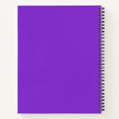 Carnet Couple romantique Dansant le Tango violet (Dos)
