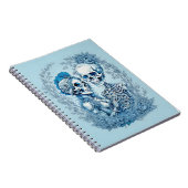 Carnet Couple romantique de squelette (Côté Droit)