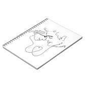 Carnet Couple romantique Dessin (Côté gauche)