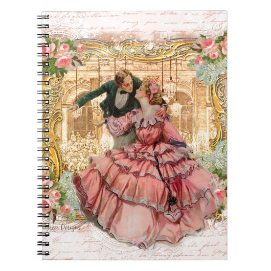 Carnet Couple romantique en vogue (Devant)