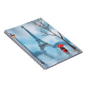 Carnet Couples à la peinture de Paris de Tour Eiffel (Côté Droit)