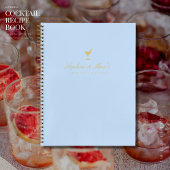 Carnet Couples Bleus Classique Cocktail Blank Recette