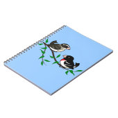 Carnet Couples de gros-bec de Rose-breasted (Côté gauche)