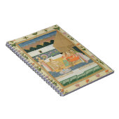 Carnet Couples sur une terrasse au coucher du soleil, du (Côté Droit)