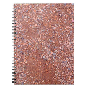 Carnet Cour d'argile rouge, Gravure, Brick en pierre de s