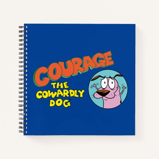 Carnet Courage du chien lâché | Afficher le logo (Devant)