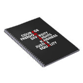 Carnet Courage Liberté Droits Diversité (Côté Droit)