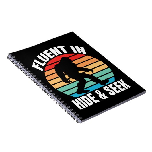 Carnet Courant à cache-cache Bigfoot drôle (Côté Droit)