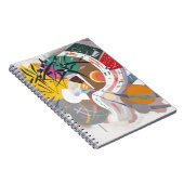 Carnet Courbe dominante abstraite de Kandinsky (Côté Droit)