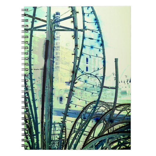 Carnet Courbes bleues (Devant)