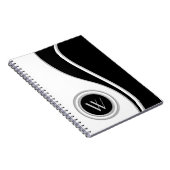 Carnet Courbes modernes Classic Monogramme (Côté Droit)