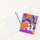 Carnet Courbes organiques avec un énorme Monogramme moder (Intérieur)