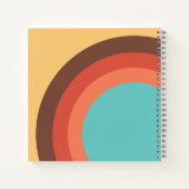Carnet Courbes super Retro Bold Personnalisées (Dos)