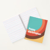 Carnet Courbes super Retro Bold Personnalisées (Intérieur)