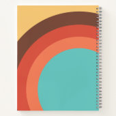 Carnet Courbes super Retro Bold Personnalisées (Dos)