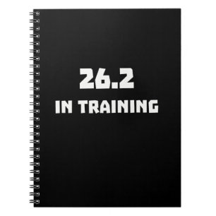 Carnet Coureur De Marathon 26.2 En Formation En Course