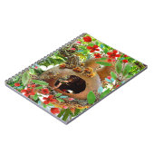 Carnet Courge aux Fleurs Rouges et Fée (Côté gauche)