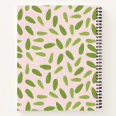 Carnet Courgette Motif de courgette d'été Zucchini Recett (Dos)