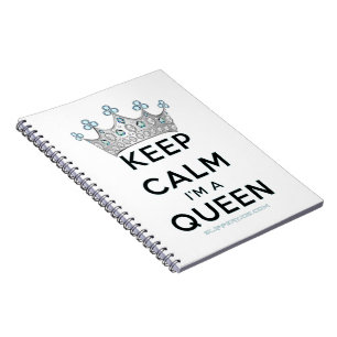 Carnet Couronne argentée polie de la reine SlipperyJoe's