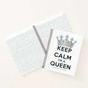Carnet Couronne argentée polie de la reine SlipperyJoe's