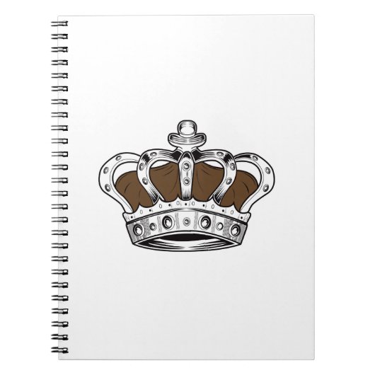 Carnet Couronne - Brown (Devant)