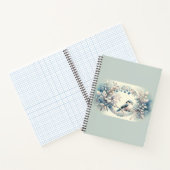 Carnet Couronne de baies de merlebleu d'hiver (Intérieur)