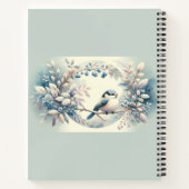 Carnet Couronne de baies de merlebleu d'hiver (Dos)