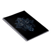 Carnet Couronne de filigrane de minuit (Côté Droit)