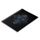 Carnet Couronne de filigrane de minuit (Côté gauche)